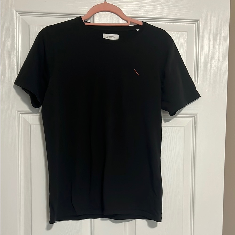 ❤️final sale! Saturdays New York city Black Short Sleeve Tee